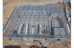 China Prefabricated Steel Structures Pre Built Warehouse Steel Portal Frame supplier