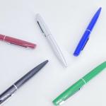 Twist-type Metal Ballpoint Pens 1.0mm Advertising Gift Ball Pen for sale