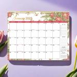 Customized Personalized Calendar Printing for December Monthly View Layout