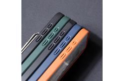 China Custom Logo Leather Phone Case With Magsafe Wallet Stand Card Holder supplier