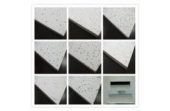 China Fireproof Perforated Lay In Acoustical Ceiling Tile 15mm Mineral Fiber supplier