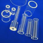 Transpaprent Clear Quartz Glass Tube Good Spectral Transmission SiO2> 99.99% for sale