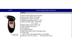 China At168 Portable Mini Lcd Digital Alcohol Tester Breathalyzer Professional supplier