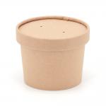 Kraft Paper Ice Cream Paper Bowl / Cup / Tubs Single Wall for sale