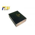 Black Moisture Resistant High End Gift Boxes Sturdy Structure With Strong Magnets