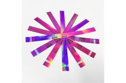 China Customized Printed Personalized Paper Wristbands For Events Synthetic supplier