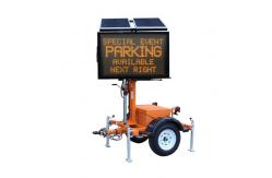 China Outdoor EN12966 VMS Trailer Signs Solar Powered Traffic LED Screen supplier