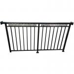 Sustainable Stainless Steel Balcony Railing Aluminum Balustrade Metal Fence 1000mm for sale