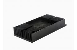China Black Anodized 6060 Large Size Aluminium Heatsink Extrusion Profiles T66 supplier
