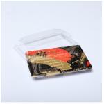 Recyclable Disposable Plastic Sushi Tray OEM With Anti Fog Lid