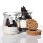 Clear 200ml Glass Pudding Jars 8 Oz Spice Jars Bulk for sale