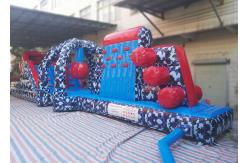 China Floating Blow Up Water Obstacle Course Wind Resistant Easy Assembly supplier