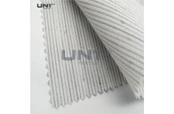 China Smooth Canvas Interlining For Tailoring Materials / Men Suits Fusible Interlining Fabric supplier