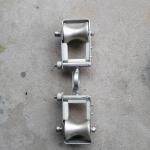 Aluminum Double Sheave Block For Changing Line / OPGW Cable Replacement Pulleys for sale