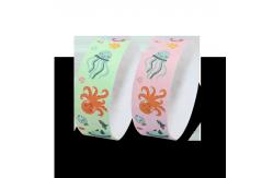 China Lightweight Disposable Paper Wristbands , Waterproof Security Wristbands For Events supplier