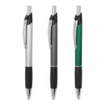 Portable Aluminum Metal Ballpoint Pen Rubber Grip Business Office School Ball Pen for sale