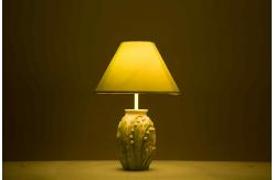 China Green Bedroom Home Table Lamps W27 * D27 * H41CM With A Neutral Shade supplier