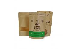 China Moisture Proof Cookies Stand Up Kraft Paper Pouch supplier