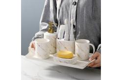 China Customized Ceramic Soap Dish For Standard Bathroom Accessories Vanity Sets supplier