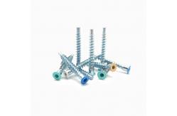 China Straight Trimming Hexagonal Wood Tooth Screws Countersunk Roller Coaster Thread supplier