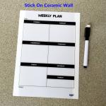 No Residue Sticky Dry Erase Board ODM OEM Self Stick W Peel Drawing Writing for sale
