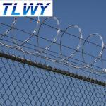 1.5mmx1.5mm Diamond Welded Razor Wire Mesh Electro Galvanized for sale