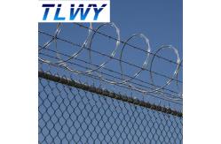 China 1.5mmx1.5mm Diamond Welded Razor Wire Mesh Electro Galvanized supplier