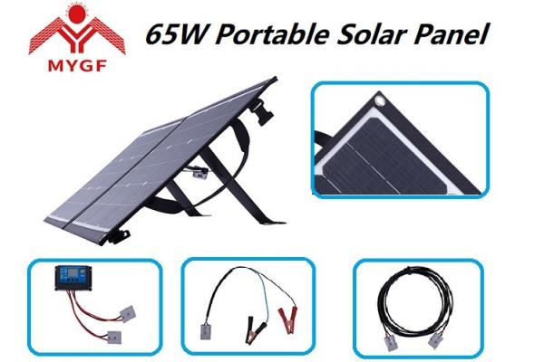 80 W Portable Solar Panel Camping Hiking Fishing With Anderson Connector