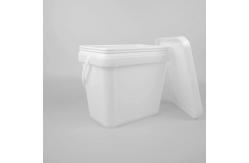 China 1 Gallon 3.5L Rectangular Square Plastic Bucket For Chemicals supplier