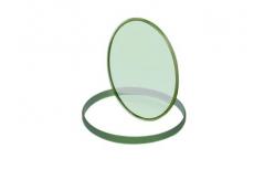 China Green Sapphire Crystal Watch Case Al2O3 Single Crystal Customized Size supplier