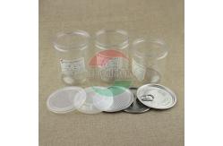 China Recyclable Round Tea Sugar 500ml Clear Pet Jars supplier