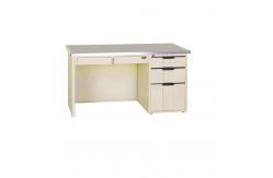 China Portable Home Made Computer Desk With Storage Knock Down supplier