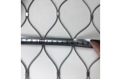 China 316 Material Animal Enclosure Stainless Steel Wire Rope Mesh for Zoo supplier