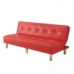 Faux Leather Convertible Sofa Bed For Living Room for sale