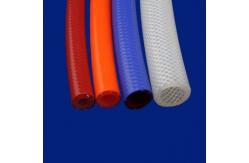 China Food Machine High Temperature Braided Silicone Tubing For ID Range 2-100mm supplier