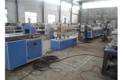 China Plastic Profile Extrusion Line With Twin Screw Extruder , PVC WPC Plastic Profile Machine supplier