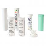 Supply Customized Logo Design Empty Vitamin C Plus Effervescent Tablet Tube With Cap
