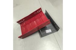China Customizable Length Galvanized Steel Solid Bottom Cable Tray 50mm - 300mm / Metal Wire Trough supplier