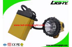China 10.4Ah Portable Mining Cap Lights , Rechargeable High Beam Miners Helmet Light supplier