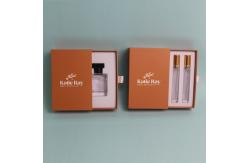 China Rigid Set Up Cardboard Sliding Perfume Packaging Box With Foam Insert supplier