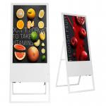 Metal FHD Free Standing Digital Display Ad Screen 43inch Android