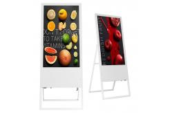 China Metal FHD Free Standing Digital Display Ad Screen 43inch Android supplier