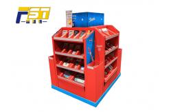China Innovative Two - Sides Cardboard Pallet Display , Chocolate Pallet Retail Display With Shelves supplier