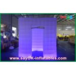Inflatable Photo Booth Rental Advertisement Inflatable Blow Up Photo Booth Led Cube 210d Oxford Cloth for sale