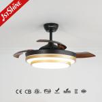 42'' Retractable Ceiling Fan With Dimmable LED Light Amd DC Motor