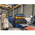 Multiply Double Layer Glazed Tile Roll Forming Machine With 2 Shapes for sale