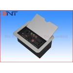 Aluminum Alloy Tabletop Flip Up Power Outlet Box For Office Furniture for sale