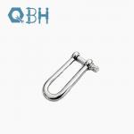 Forged 316 Twisted Long D Shackle Stainless Steel Marine Galvanizing for sale