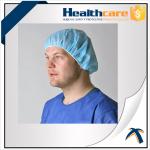 18 21 24 Nonwoven Disposable Head Cap Hospital Restaurants Use for sale