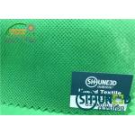 Green 100% Polypropylene Spunbond Nonwoven Fabric Mixed Recycled Material For Bags for sale